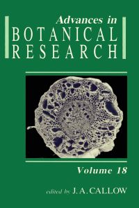 Titelbild: Advances in Botanical Research 9780120059188