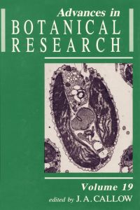 表紙画像: Advances in Botanical Research: Volume 19 9780120059195