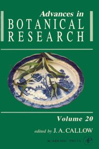 Cover image: Advances in Botanical Research: Volume 20 9780120059201