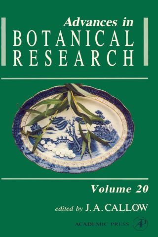Cover image: Advances in Botanical Research: Volume 20 9780120059201