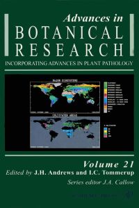 Cover image: Advances in Botanical Research 9780120059218