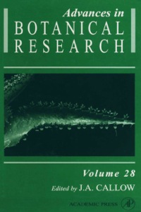 Titelbild: Advances in Botanical Research 9780120059287