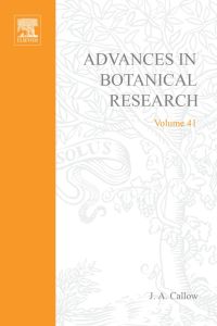 Imagen de portada: Advances in Botanical Research 9780120059416