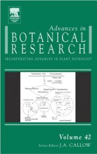 Imagen de portada: Advances in Botanical Research 9780120059423
