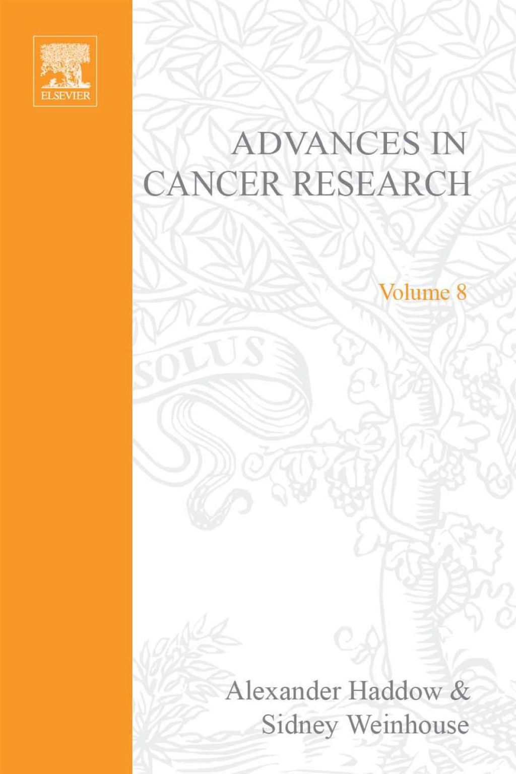 ADVANCES IN CANCER RESEARCH, VOLUME 8