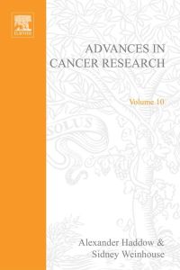 表紙画像: ADVANCES IN CANCER RESEARCH, VOLUME 10 9780120066100