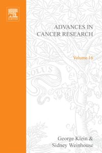 Imagen de portada: ADVANCES IN CANCER RESEARCH, VOLUME 16 9780120066162