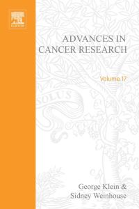Imagen de portada: ADVANCES IN CANCER RESEARCH, VOLUME 17 9780120066179