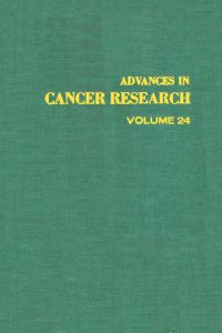 表紙画像: ADVANCES IN CANCER RESEARCH, VOLUME 24 9780120066247