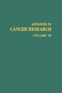 Imagen de portada: ADVANCES IN CANCER RESEARCH, VOLUME 28 9780120066285