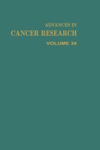 Titelbild: ADVANCES IN CANCER RESEARCH, VOLUME 34 9780120066346