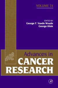 Imagen de portada: Advances in Cancer Research 9780120066742