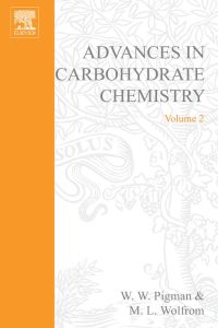 Titelbild: ADVANCES IN CARBOHYDRATE CHEMISTRY VOL 2 9780120072026