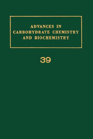 Cover image: ADV IN CARBOHYDRATE CHEM & BIOCHEM VOL39 9780120072392