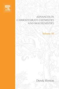 Imagen de portada: Advances in Carbohydrate Chemistry and Biochemistry 9780120072583