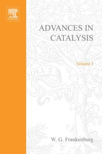 Cover image: ADVANCES IN CATALYSIS VOLUME 1 9780120078011