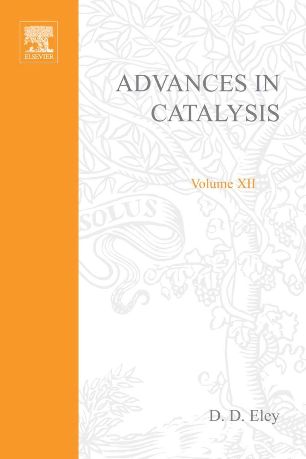 ADVANCES IN CATALYSIS VOLUME 12