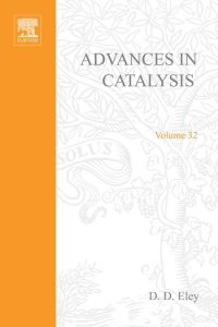 صورة الغلاف: ADVANCES IN CATALYSIS VOLUME 32 9780120078325