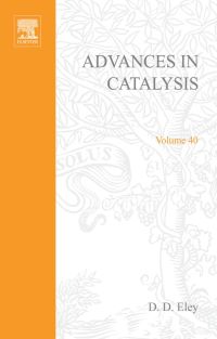 Cover image: Advances in Catalysis 9780120078400
