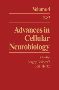 Cover image: Advances in Cellular Neurobiology: Volume 4 9780120083046