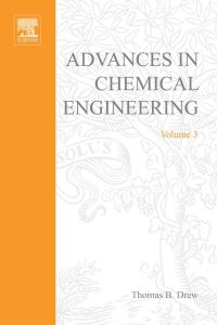 Imagen de portada: ADVANCES IN CHEMICAL ENGINEERING VOL 3 9780120085033