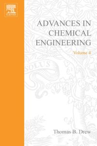 Imagen de portada: ADVANCES IN CHEMICAL ENGINEERING VOL 4 9780120085040