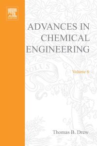 Imagen de portada: ADVANCES IN CHEMICAL ENGINEERING VOL 6 9780120085064