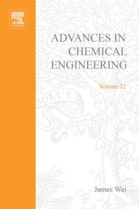Immagine di copertina: ADVANCES IN CHEMICAL ENGINEERING VOL 12 9780120085125