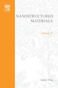 Immagine di copertina: Nanostructured Materials: Applications to Sensors, Electronics, and Passivation Coatings 9780120085279