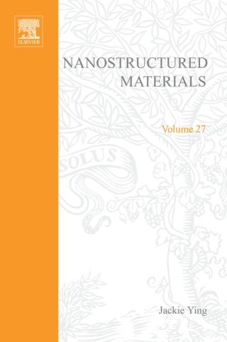 Cover image: Nanostructured Materials: Applications to Sensors, Electronics, and Passivation Coatings 9780120085279