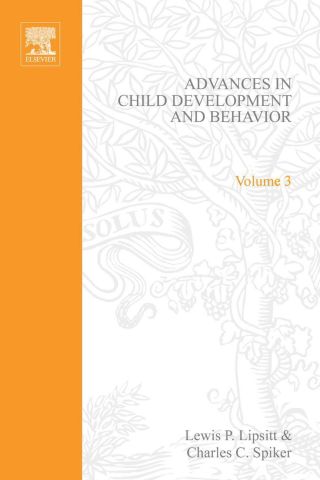 Imagen de portada: ADV IN CHILD DEVELOPMENT &BEHAVIOR V 3 9780120097036