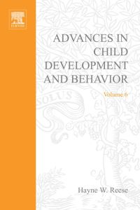 Cover image: ADV IN CHILD DEVELOPMENT &BEHAVIOR V 6 9780120097067