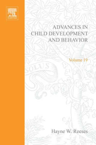 Imagen de portada: ADV IN CHILD DEVELOPMENT &BEHAVIOR V19 9780120097197