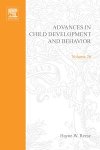 Titelbild: Advances in Child Development and Behavior 9780120097265