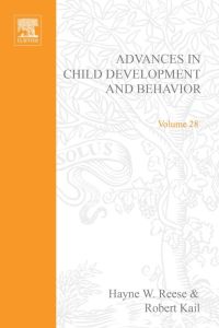 Cover image: Advances in Child Development and Behavior 9780120097289