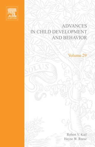 Cover image: Advances in Child Development and Behavior 9780120097296