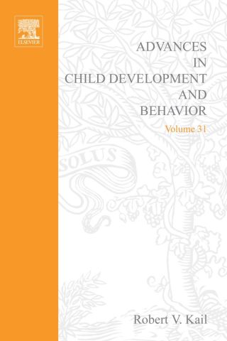 Cover image: Advances in Child Development and Behavior 9780120097319