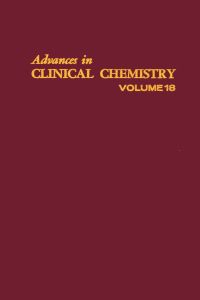 Cover image: ADVANCES IN CLINICAL CHEMISTRY VOL 18 9780120103188