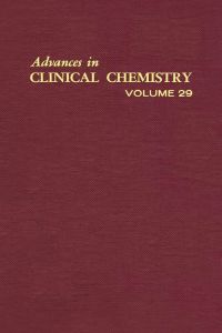 Cover image: ADVANCES IN CLINICAL CHEMISTRY VOL 29 9780120103294