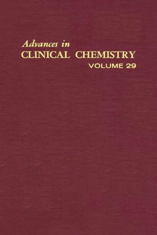 Cover image: ADVANCES IN CLINICAL CHEMISTRY VOL 29 9780120103294