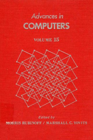 صورة الغلاف: ADVANCES IN COMPUTERS VOL 15 9780120121151