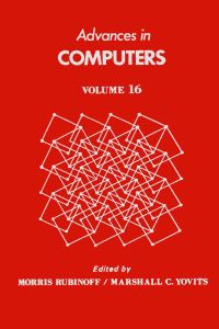 Omslagafbeelding: ADVANCES IN COMPUTERS VOL 16 9780120121168