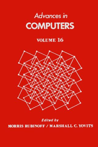 Imagen de portada: ADVANCES IN COMPUTERS VOL 16 9780120121168