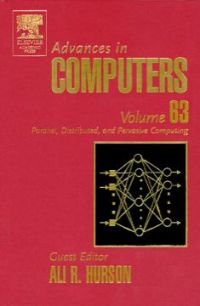 Cover image: Advances in Computers: Parallel, Distributed, and Pervasive Computing 9780120121632