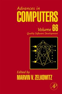Cover image: Advances in Computers: Quality Software Development 9780120121663
