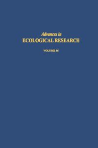 Imagen de portada: Advances in Ecological Research 9780120139163