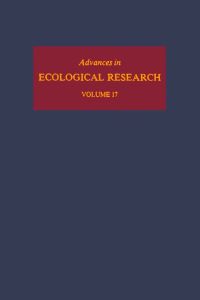 صورة الغلاف: Advances in Ecological Research 9780120139170