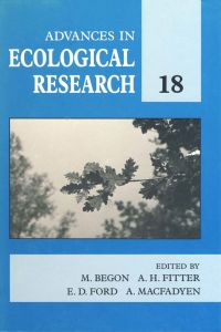 Cover image: Advances in Ecological Research: Volume 18 9780120139187