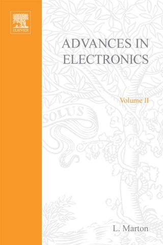 Cover image: ADVANCES ELECTRONC &ELECTRON PHYSICS V2 9780120145027