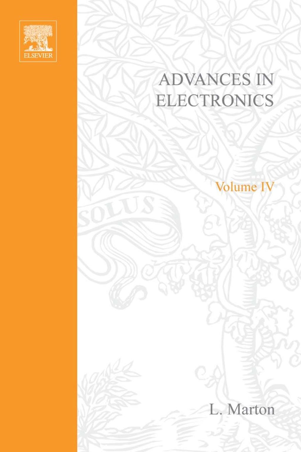 ADVANCES ELECTRONIC &ELECTRON PHYSICS V4